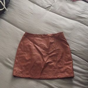 Leather skirt